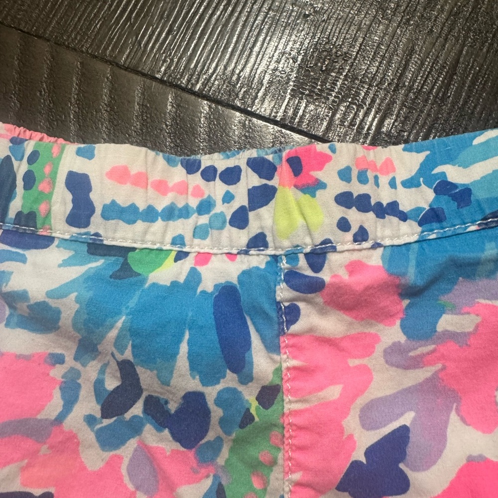 Lilly Pulitzer Shorts Womens  Blue Ocean View Board Shorts Casual Beach - Picture 8 of 9